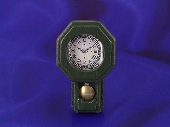 Image of Dollhouse Miniature Green Wall Clock