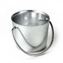 Image of Dollhouse Miniature Silver Pail