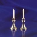 Image of Dollhouse Miniature Candlesticks, Silver, 2/Pc