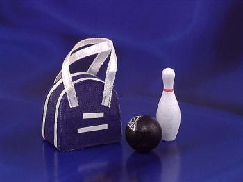 Image of Dollhouse Miniature Bowling Set IM67062