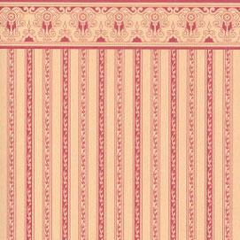 Image of Dollhouse Miniature Wallpaper: Regency, Plum Stripe JM04