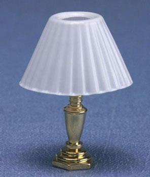 Image of Dollhouse Miniature Brass Table Lamp MH45126