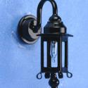 Image of Dollhouse Miniature Black Coach Wall Lamp MH45130