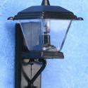 Image of Dollhouse Miniature Black Coach Lamp MH628