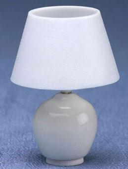Image of Dollhouse Miniature Glazed Ceramic Table Lamp MH709