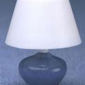 Image of Dollhouse Miniature Ceramic Table Lamp, Blue MH711