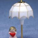 Image of Dollhouse Miniature Child's Lamp, Little Girl MH792