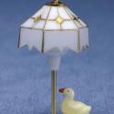 Image of Dollhouse Miniature Child's Lamp, Duck MH794