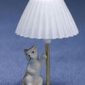 Image of Dollhouse Miniature Child's Lamp, Kitty MH798