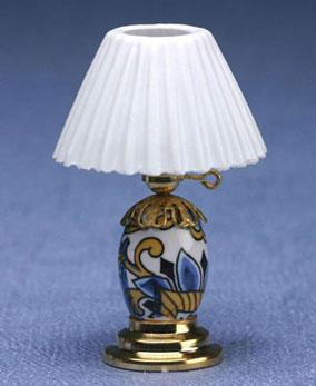 Image of Dollhouse Miniature Modern Table Lamp, Paisley Paradise MH827