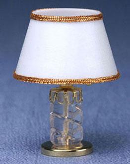 Image of Dollhouse Miniature Elegant Table Lamp, Crystal Elegance MH845
