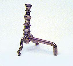 Image of Dollhouse Miniature Gold Andirons-Pair