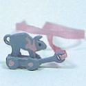 Image of Dollhouse Miniature Pig Pull Toy