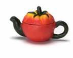 Image of Dollhouse Miniature Tomato Teapot