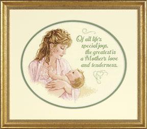 Image of A Mother's Love Counted Cross Stitch Kit