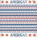 Image of Armed Forces Stripe Scrapbook Paper