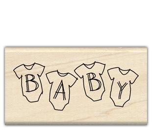 Image of Baby   Wood Mounted Rubber Stamp