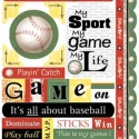 Image of Baseball Attitude Cardstock Stickers