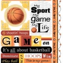 Image of Basketball Attitude Cardstock Stickers