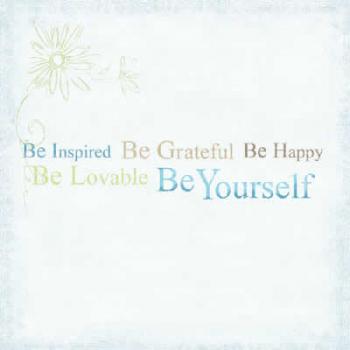 Image of Be Yourself Scrapbook Paper