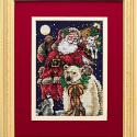 Image of Beloved Santa Gold Collection Cross Stitch Kit