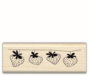 Image of Berry Nice Wood Mounted Rubber Stamp 97411