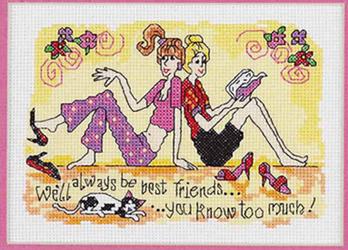 Image of Best Friends Counted Cross Stitch Kit