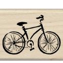 Image of Bicycle Wood Mounted Rubber Stamp