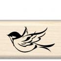 Image of Bird Wood Mounted Rubber Stamp 98033