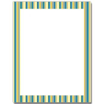 Image of Bold Stripes Letterhead