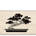 Image of Bonsai Wood Mounted Rubber Stamp 96506
