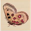 Image of Butterfly 03 D1116 Wood Mounted Rubber Stamp