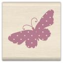 Image of Butterfly Wood Mounted Rubber Stamp