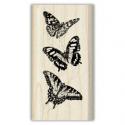 Image of Butterfly Trail Wood Mounted Rubber Stamp
