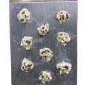 Image of Dollhouse Miniature Cookie Dough On Cookie Sheet