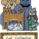 Image of Cat Collector Counted Cross Stitch Kit