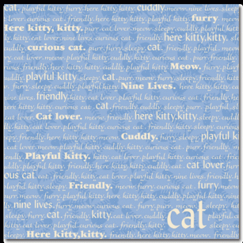 Image of Cat Lover Scrapbook Paper