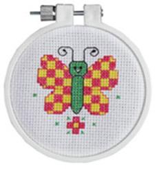 Image of Checky Butterfly Counted Cross Stitch Kit