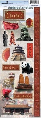 Image of China Cardstock Sticker Sheet