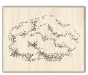 Image of Clouds Wood Mounted Rubber Stamp