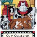 Image of Cow Collector Counted Cross Stitch Kit