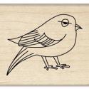 Image of Cute Bird Wood Mounted Rubber Stamp 97477