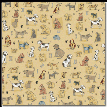 Image of Cute Canines Scrapbook Paper