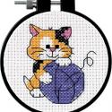 Image of Cute Kitty Counted Cross Stitch Kit