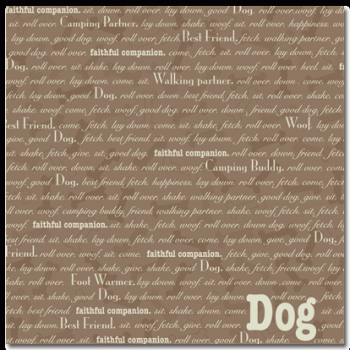 Image of Dog Lover Scrapbook Paper