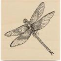 Image of Dragonfly 02 D1042 Wood Mounted Rubber Stamp