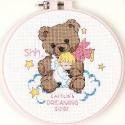 Image of Dreaming Birth Record Counted Cross Stitch Kit