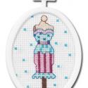 Image of Dress Form Counted Cross Stitch Kit