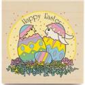 Image of Easter Friends Wood Mounted Rubber Stamp
