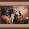 Image of Equine Trio Counted Cross Stitch Kit